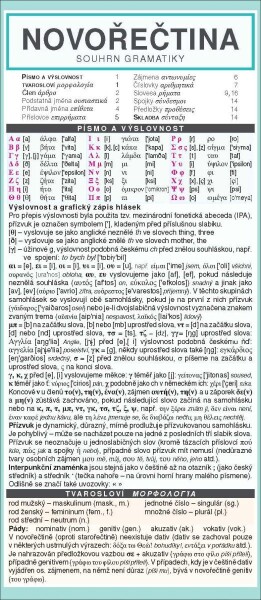 Novořečtina souhrn gramatiky Kyriaki Chábová