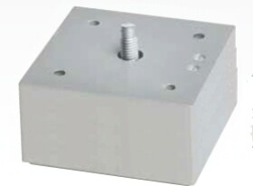 Poliplast nábytková nožka 706R/50 :: šedá (135307)