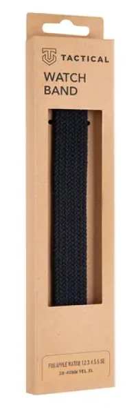 Tactical 764 Pletený Převlékací Řemínek pro Watch 38 40mm vel. XL černá (8596311138553)