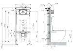 OMNIRES - SET: podomítkové toalety STRONGFRAME SFWC1