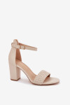Sandály na podpatku model 213925 Step in style 41
