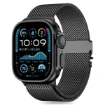 Tech-Protect Milano Strap 44/45/46/49 mm černá / Řemínek / Milánský tah / Apple Watch 6-10, SE, Ultra 1/2