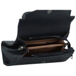 Módní dámská koženková kabelka do ruky Ember, tmavě modrá