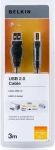 Belkin F3U154bt3M USB 2.0. A/B řada standard, 3m
