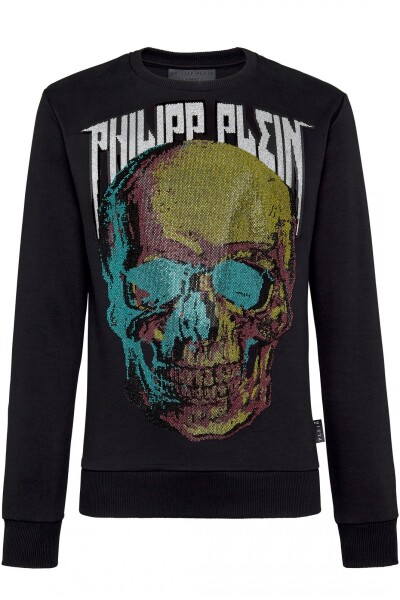 Philipp Plein MJO0685 mikina černá