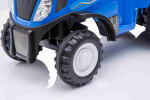 Mamido Dětské odrážedlo traktor s přívěsem New Holland T7 modrý