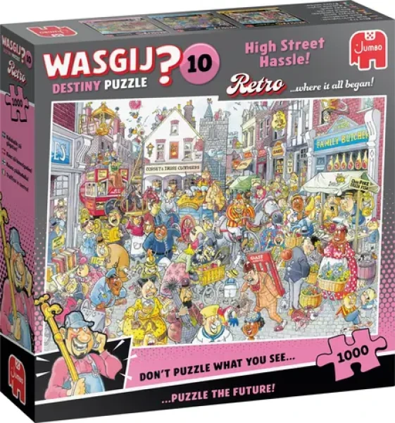 JUMBO Puzzle WASGIJ Retro Destiny 10: Problémy na hlavní ulici