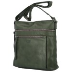 Moderní dámská koženková crossbody Anup, zelená