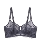 Dámská podprsenka Wild Peony Florale W01 - GRAY - šedá 00DK - TRIUMPH GRAY 75G