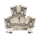 Weidmüller 1023300000 řadová svorka pro konstrukční prvky šroubovací Tmavě béžová 25 ks