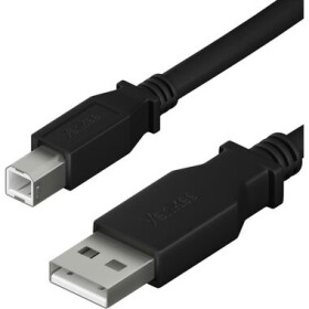 YENKEE YCU 016 BK Kabel USB-A (M) - USB-B (M) 3m černá (8590669353187)