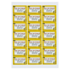Univerzální print etikety 63.5x38.1mm, 21ks na listu, zaoblené | RAJA