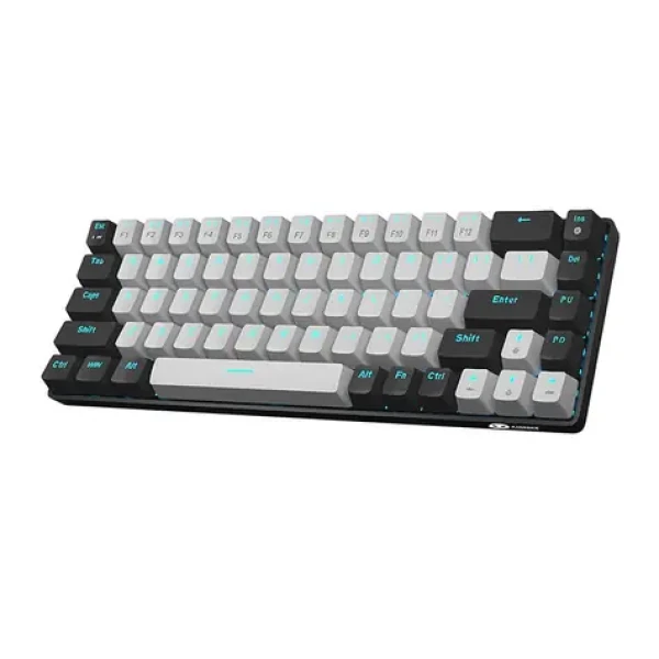 MageGee MK-BOX černo-šedá / Mechanická herní klávesnice / US layout / kabel USB-C / RGB podsvícení (MK-BOX Bg Blue)