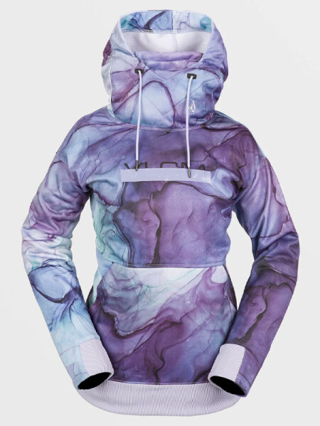 Volcom Riding Hydro Glacier Ink dámská mikina přes hlavu - XL