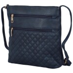 Elegantní dámská crossbody kabelka Ruvena, tmavě modrá