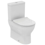 IDEAL STANDARD - Eurovit WC kombi se sedátkem SoftClose, vario odpad, RimLS+, bílá E336301
