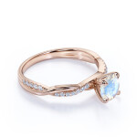 Emporial prsten 14k zlato Vermeil GU-DR14764R-ROSEGOLD-ZIRCON Velikost: 10 (EU: 61-63)