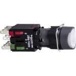 Schneider Electric XB6AW1B5B, XB6AW1B5B světelné tlačítko , 16 mm, 250 V, 3 A, 1 ks