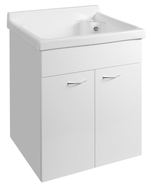 AQUALINE - Skříňka pod výlevku 58x70x52,8cm, bílá 57037