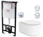 ALCA Sádromodul - předstěnový instalační systém bez tlačítka + WC CERSANIT INTRO PRO OVAL /VÍROVÉ SPLACH/+ SEDÁTKO AM101/1120 X IR1