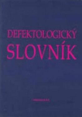 Defektologický slovník Ludvík Edelsberger
