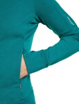 Dámská merino mikina ICEBREAKER Wmns 260 Quantum IV LS Zip Hoodie, Tidal Teal velikost: M