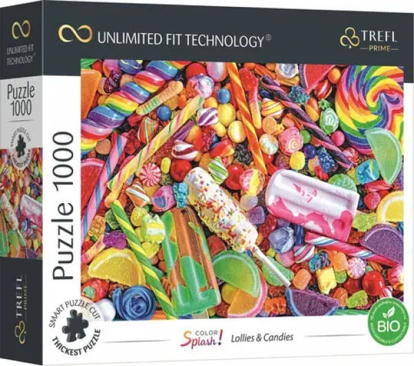 Trefl - Puzzle - UFT Color Splash: Lízátka a cukrovinky
