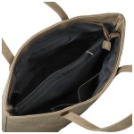 Trendy dámská koženková kabelka na rameno Serafina, khaki