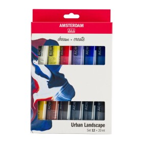 Talens Amsterdam Acryl sada 12x20 ml Landscape