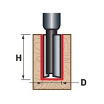 Fréza drážkovací do dřeva, D19 x H25, stopka 8 mm Extol Premium 8802119