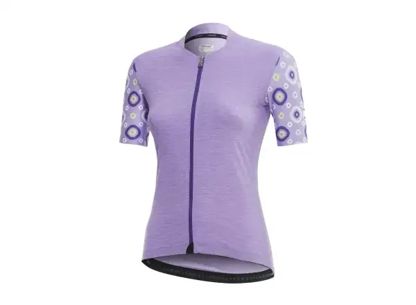 Dotout Check dámský dres krátký rukáv Melange Lilac vel. L