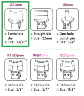 KW triO Výsekový rádius pro KW triO 9521 21 mm (COK-09521-R21)