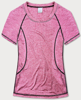 Růžové dámské sportovní tričko T-shirt (A-2158) Barva: odcienie różu, Velikost: