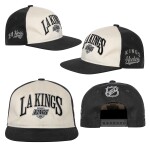 Outerstuff Dětská kšiltovka Los Angeles Kings NHL Flatbrim Arch Deadstock Snapback