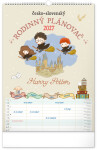 Kalendář 2027 nástěnný: Rodinný, plánovací Harry Potter XL, 33 x 46 cm