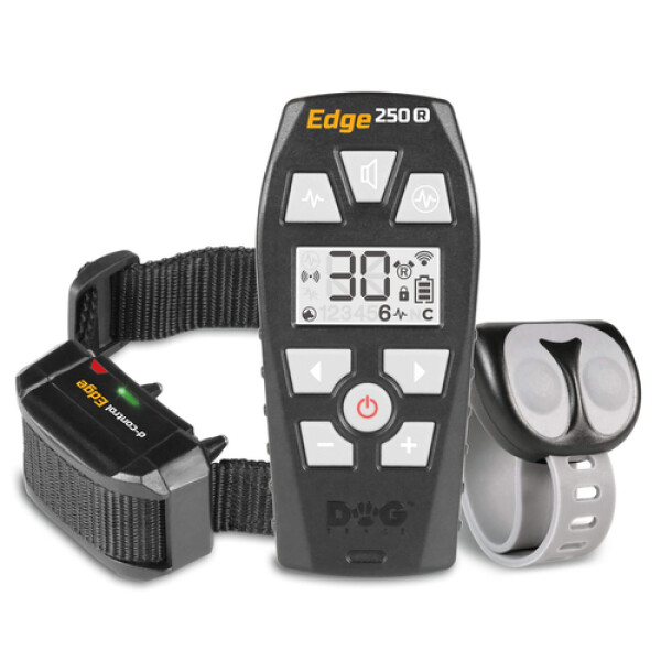 Elektronický výcvikový obojek pro psy d-control Edge 250R s prstýnkovým ovladačem