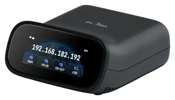 GL.iNet Comet Pro GL-RM10 / KVM přepínač / Wi-Fi 6 / Gigabit Ethernet / 4K 30 FPS / vzdálený přístup (GL-RM10)