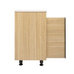 Koupelnová skříňka s umyvadlem Naturel Lucca 79x70x45 cm dub mat LUCCA80D LUCCA80D