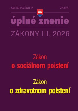 Aktualizácia III/2 2026 – Sociálne zabezpečenie
