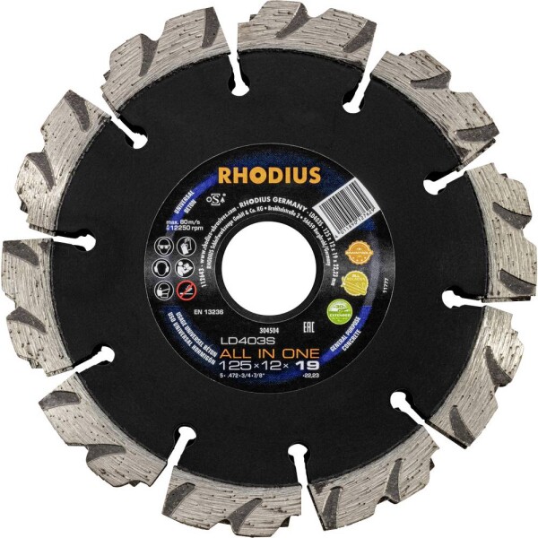 Rhodius 304504 diamantový řezný kotouč 125 mm 1 ks beton