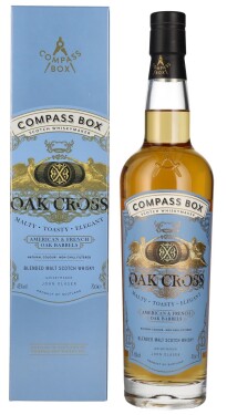 Compass Box OAK CROSS Blended Malt Scotch Whisky 43% 0,7 l (tuba)