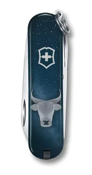 VICTORINOX CLASSIC SD Býk / Kapesní nůž / Ocel / Počet funkcí 7 / Délka 58 mm / Limitovaná edice ZODIAC (0.6223.2TAU)