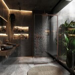 REA/S - Sprchový kout SOLAR - Copper Brush 100x80 Se sprchovou vaničkou Savoy KPL-96016