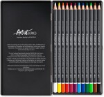 Staedtler Staedtler, 104 M12, Mars Lumograph, sada akvarelových pastelek, 12 ks