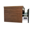 Koupelnová skříňka s krycí deskou Naturel Monza 119x30x45 cm ořech mat MONZA120BN MONZA120BN