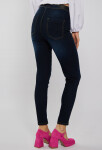 Monnari Jeans džíny s vysokým pasem Multi Navy Blue 36