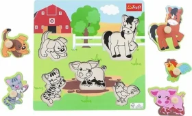 Trefl - Vkládačka - Dřevěná vkládačka Farma