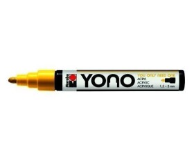 Marabu YONO akrylový popisovač 1,5-3 mm - žlutý