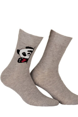 Vzorované pánské ponožky PERFECT MAN-CASUAL popel 45-47
