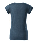 Fusion tričko dámské tmavý denim melír 2XL
